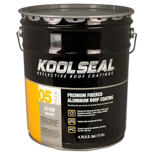 Kool Seal Kool Seal KS0024600-20 5 Gallon Fibered Aluminum Roof Coating 602219